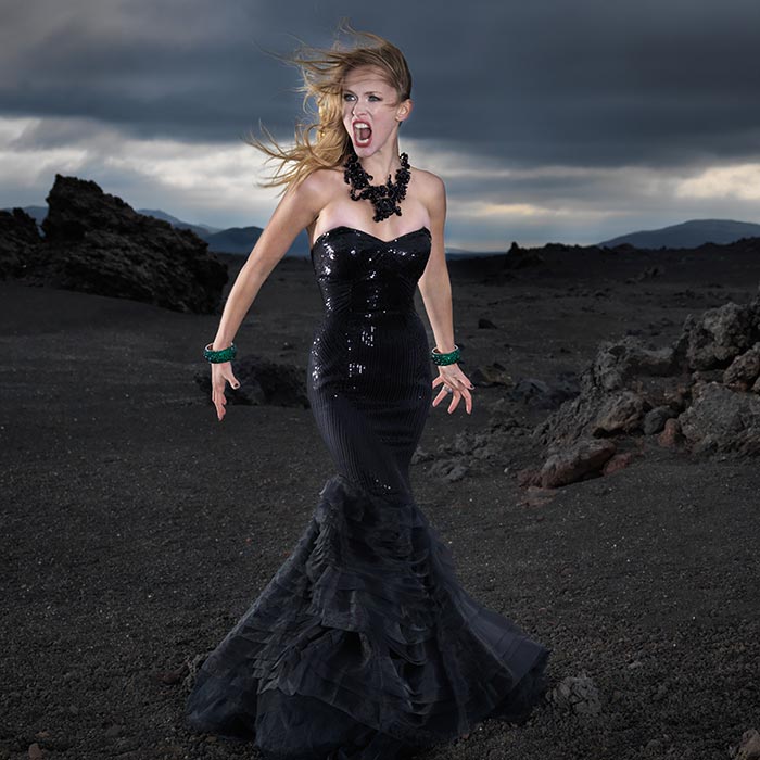 Dramatic Fashion Shoot in a Surreal Landscape