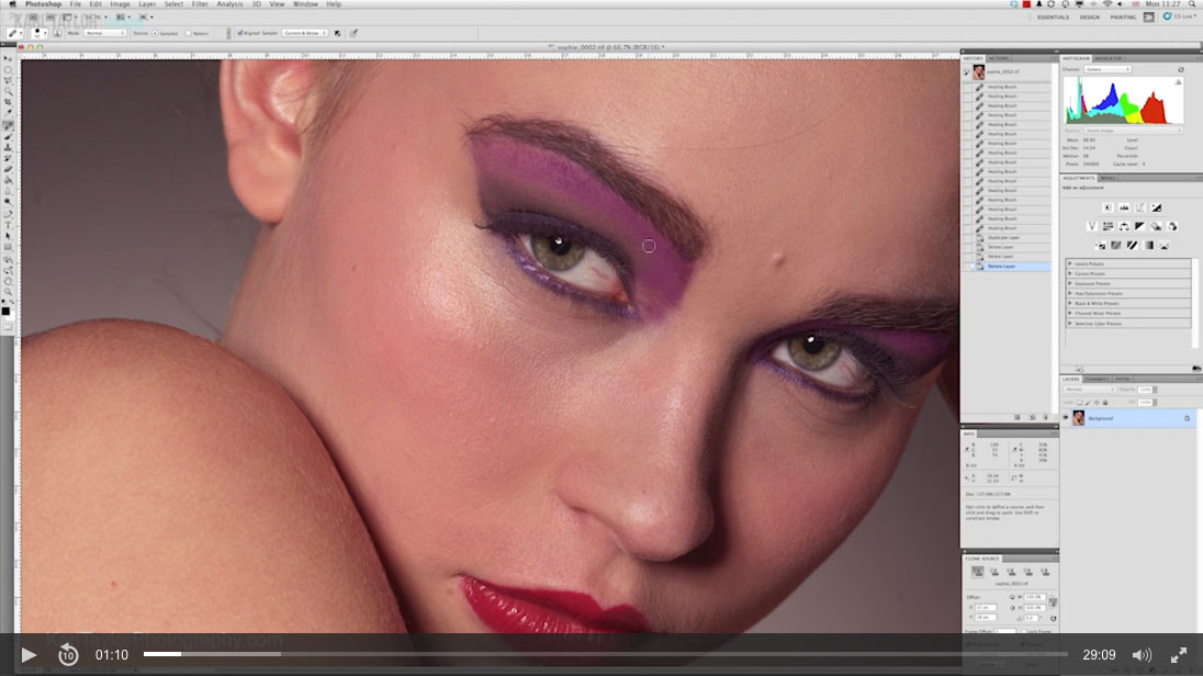 Beauty Retouch 2: Initial Clean-up