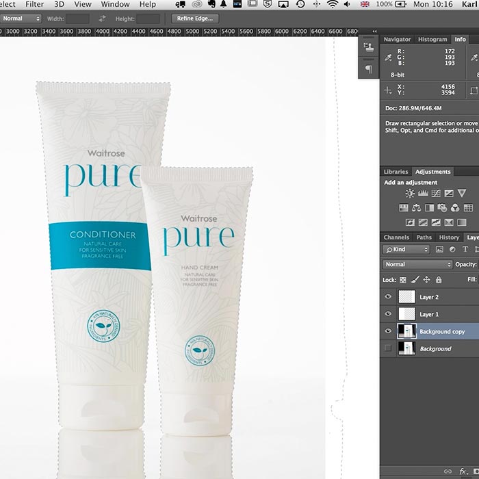Product Retouching: Practical Demonstration