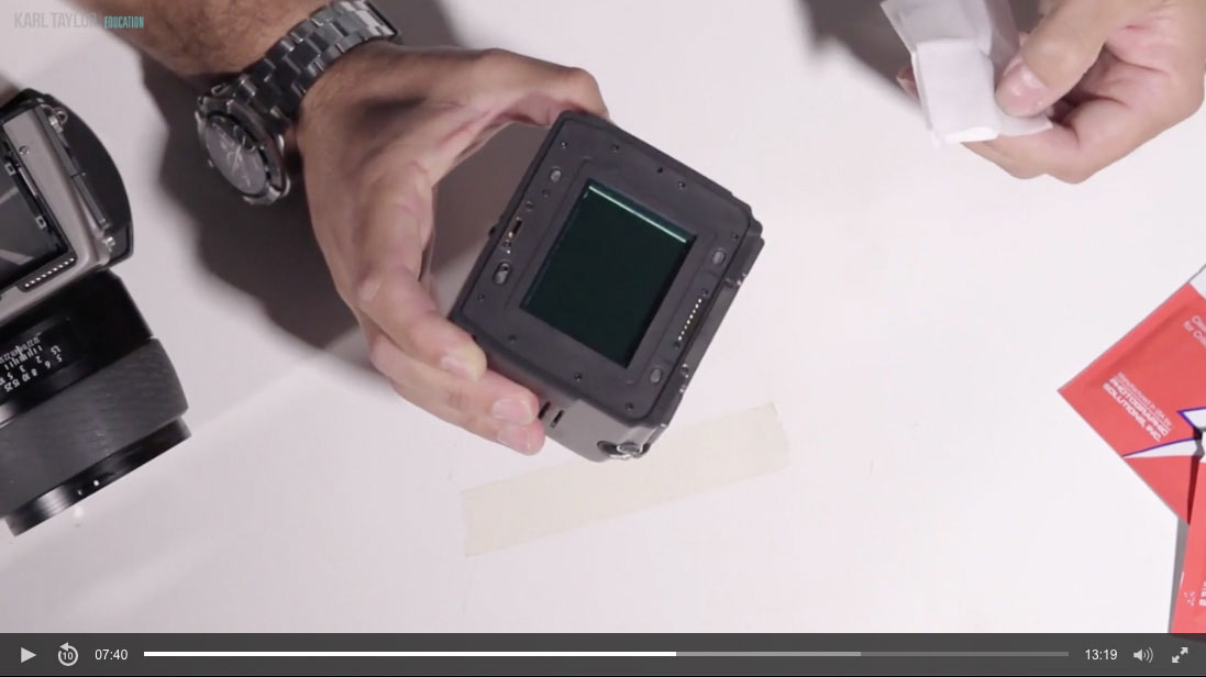 Cleaning Your Camera Sensors