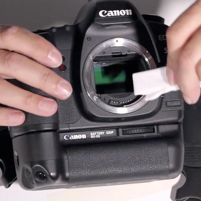 Cleaning Your Camera Sensors