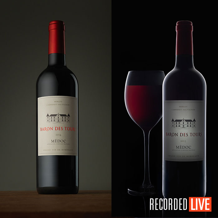Wine photography live show