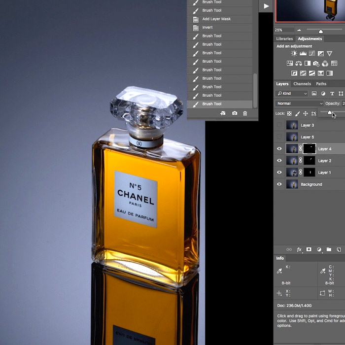 Perfume Bottle Photography | Post-Production