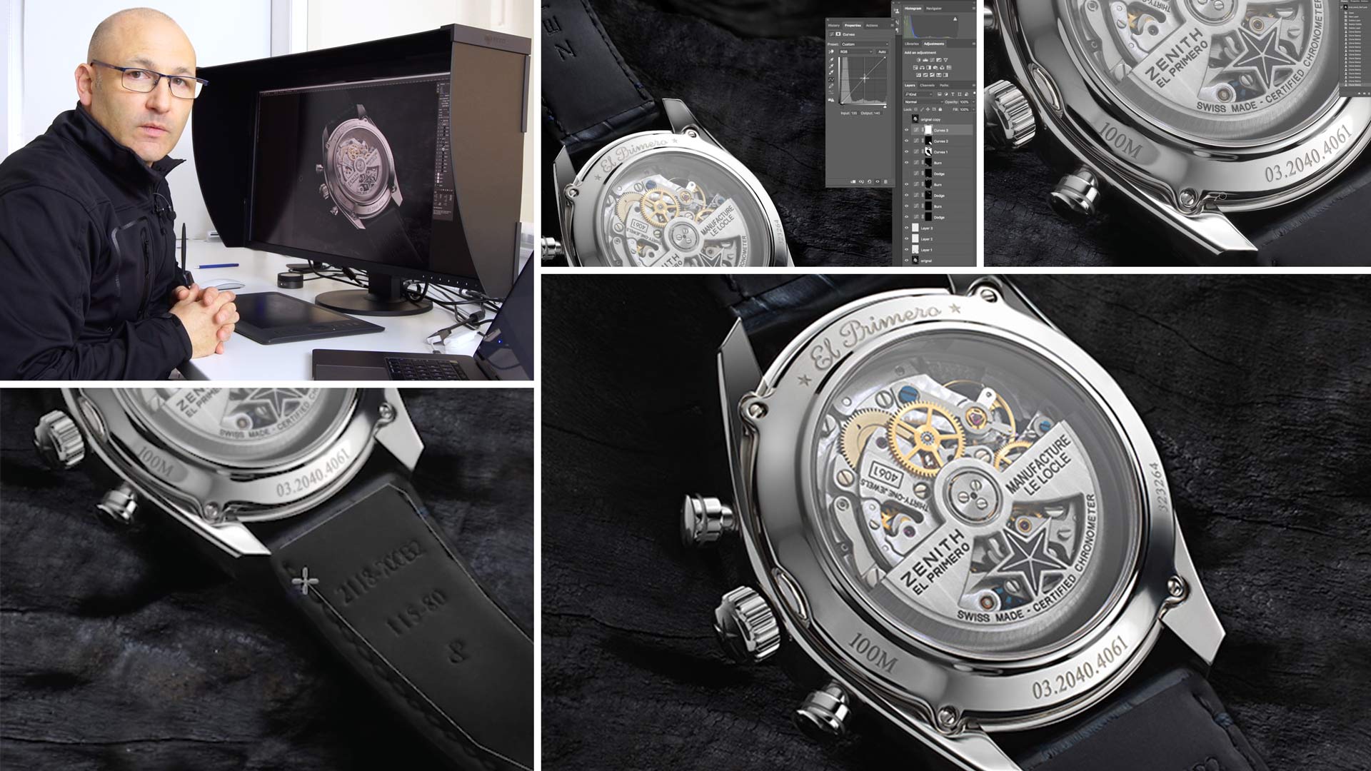 Zenith Watch Post-Production 2: Clean-up and Final Touches