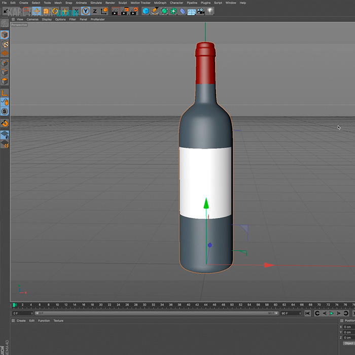Creating a 3D Model – Wine Bottle