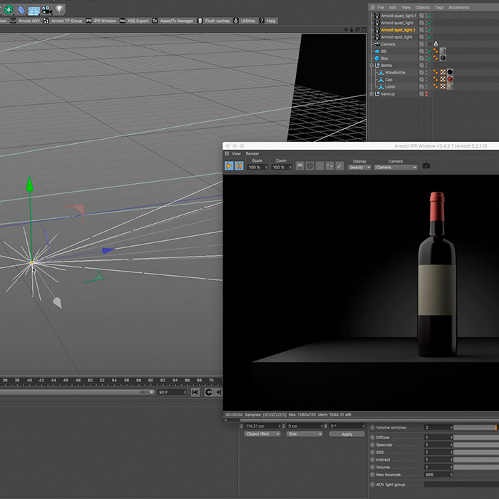 How to Light and Render a 3D Model in Cinema 4D
