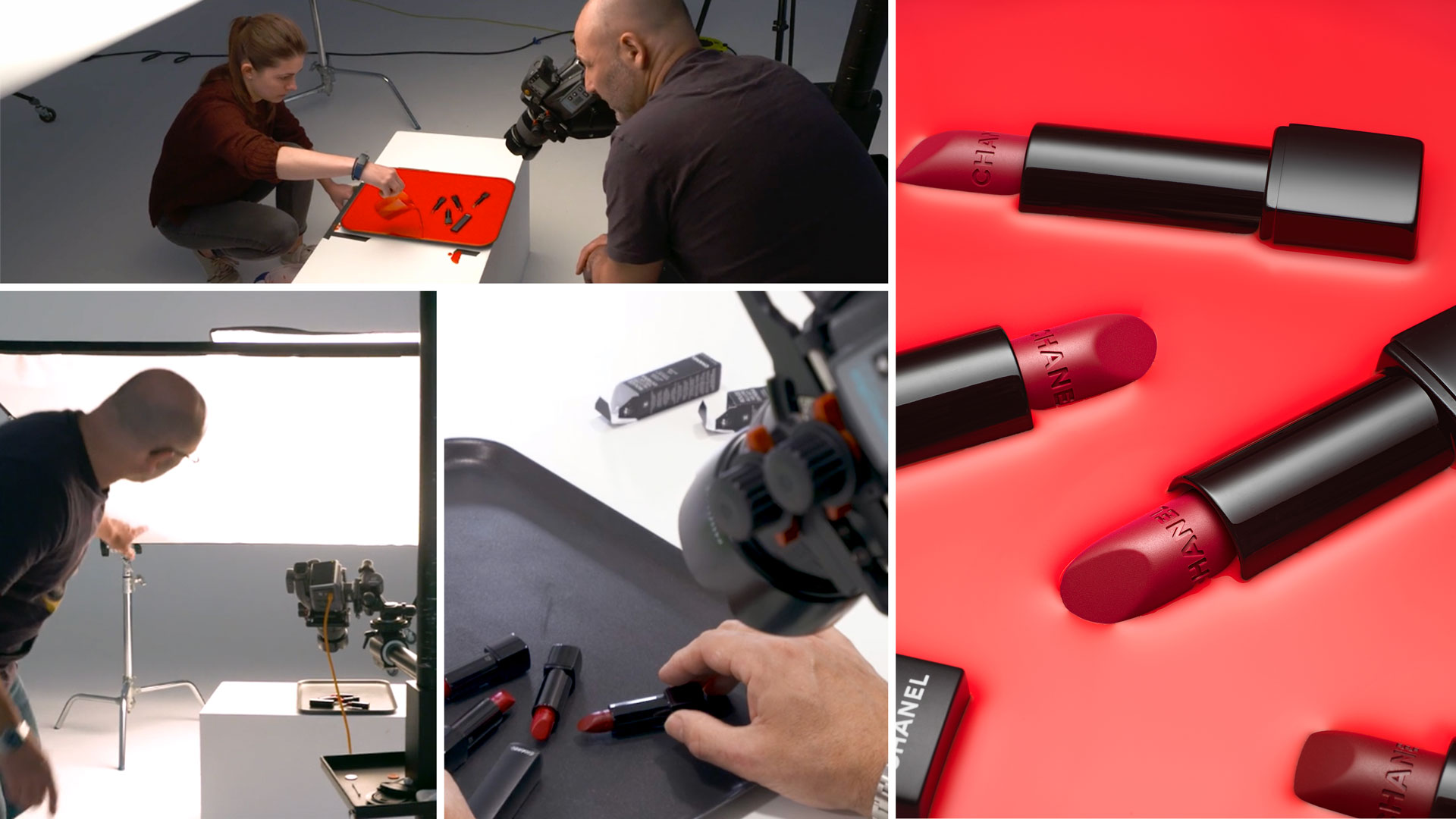 One-Light Lipstick Product Shoot