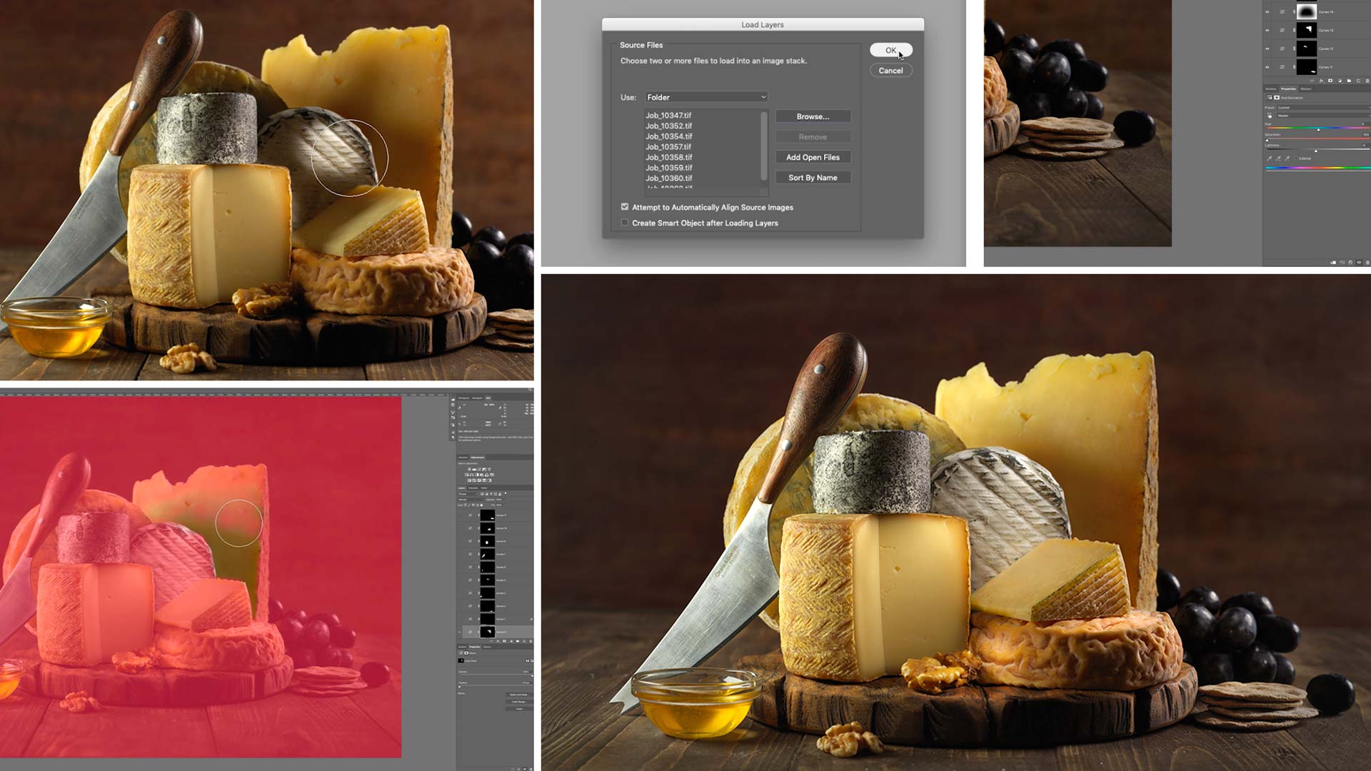 Food Photography: Still Life Cheese | Post-Production