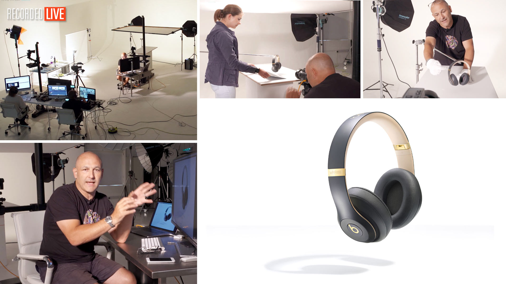 High-end Headphones Product Shoot
