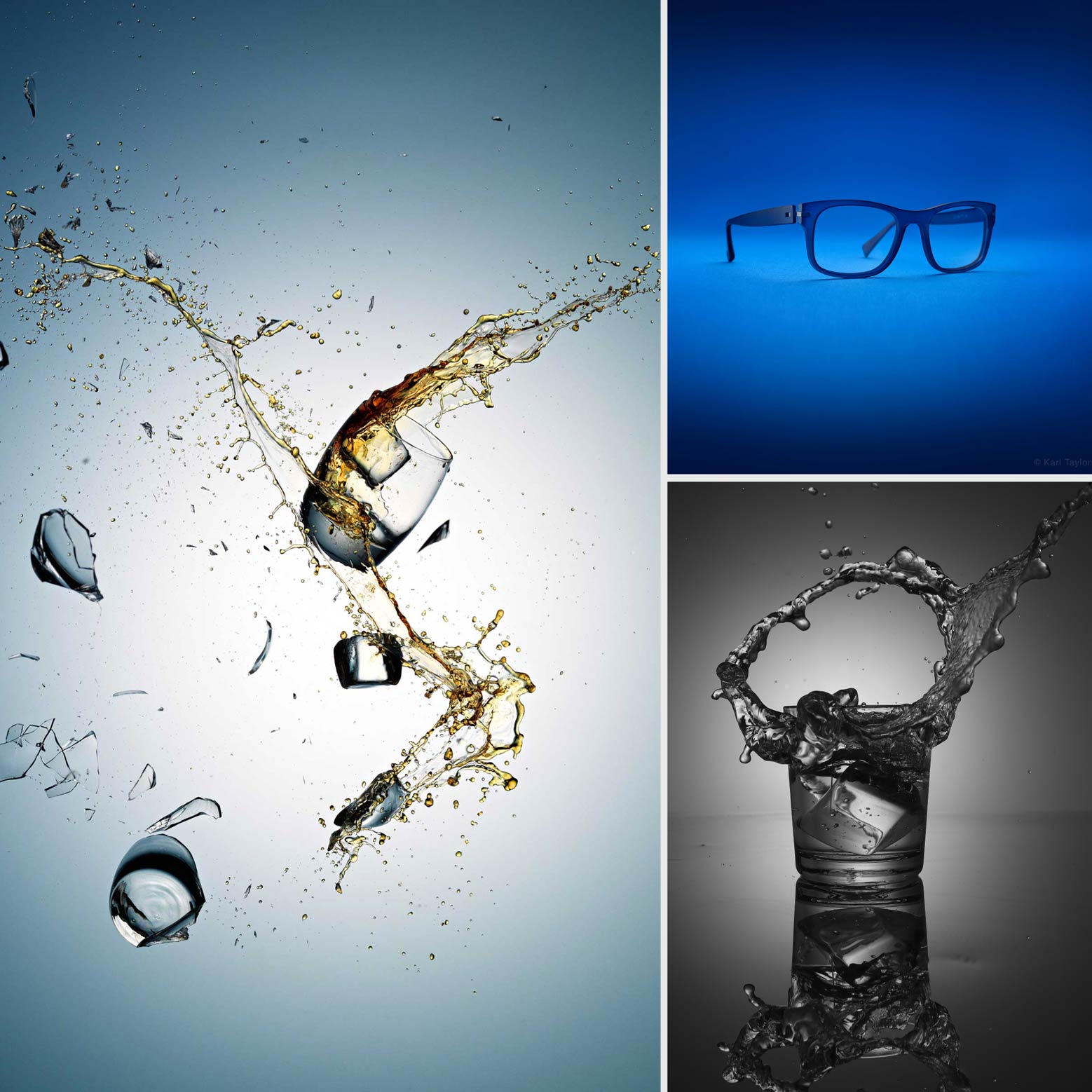 Photographs of glass