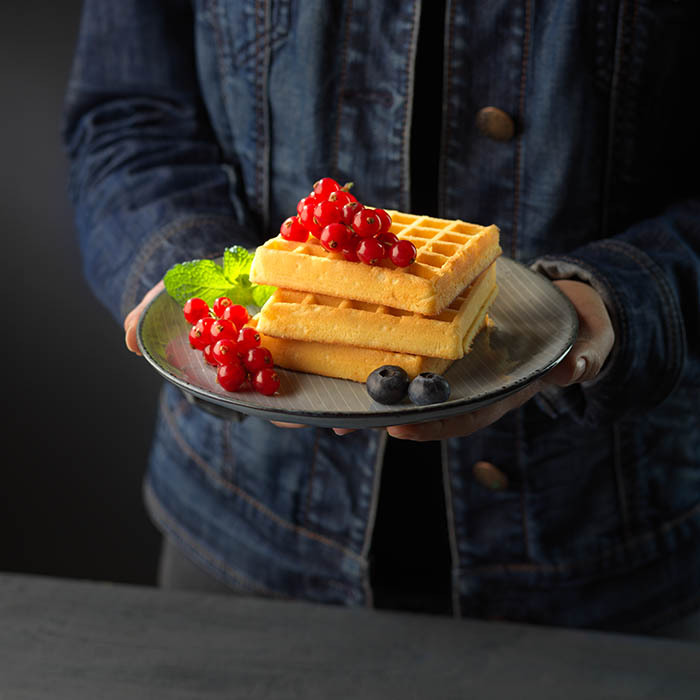 Editorial Food Photography: Waffles