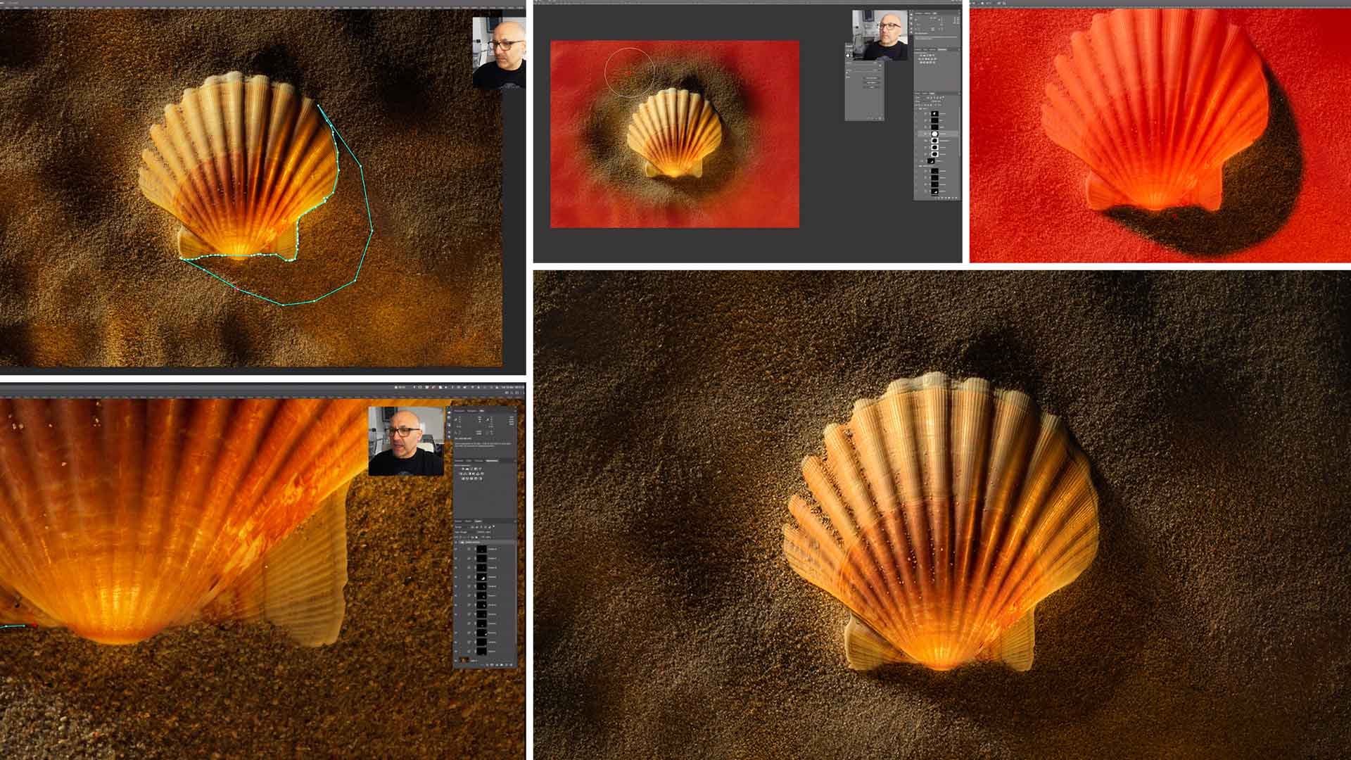 Wall Art Shells: Imitating Golden Hour in the Studio | Post-Production