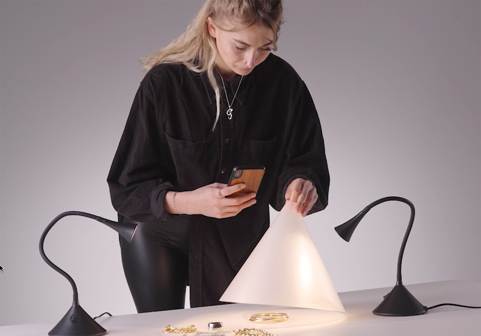 Using Light Cone with desk lamps