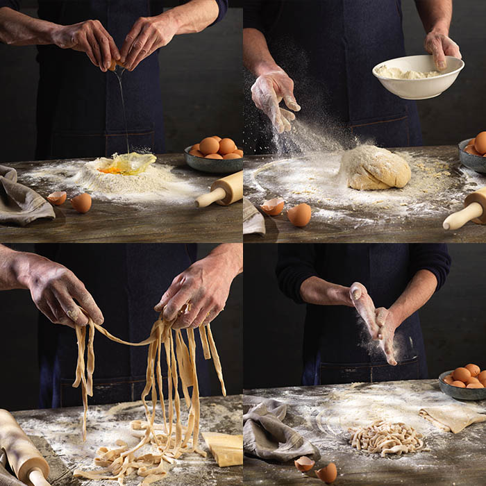 Editorial Food Photography – Making Pasta