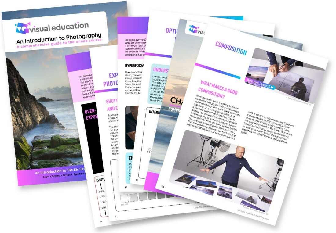 Free 90-page photography guide from Visual Education