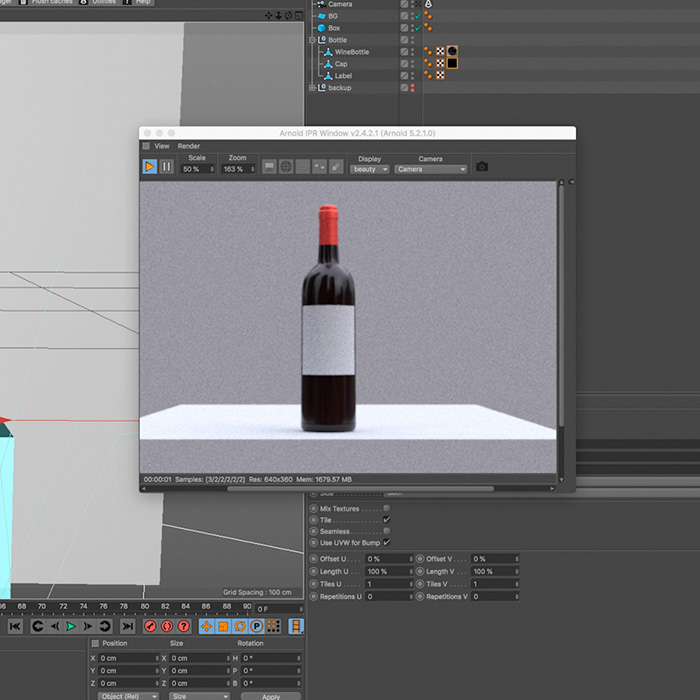 Adding Texture to 3D Models – Wine Bottle