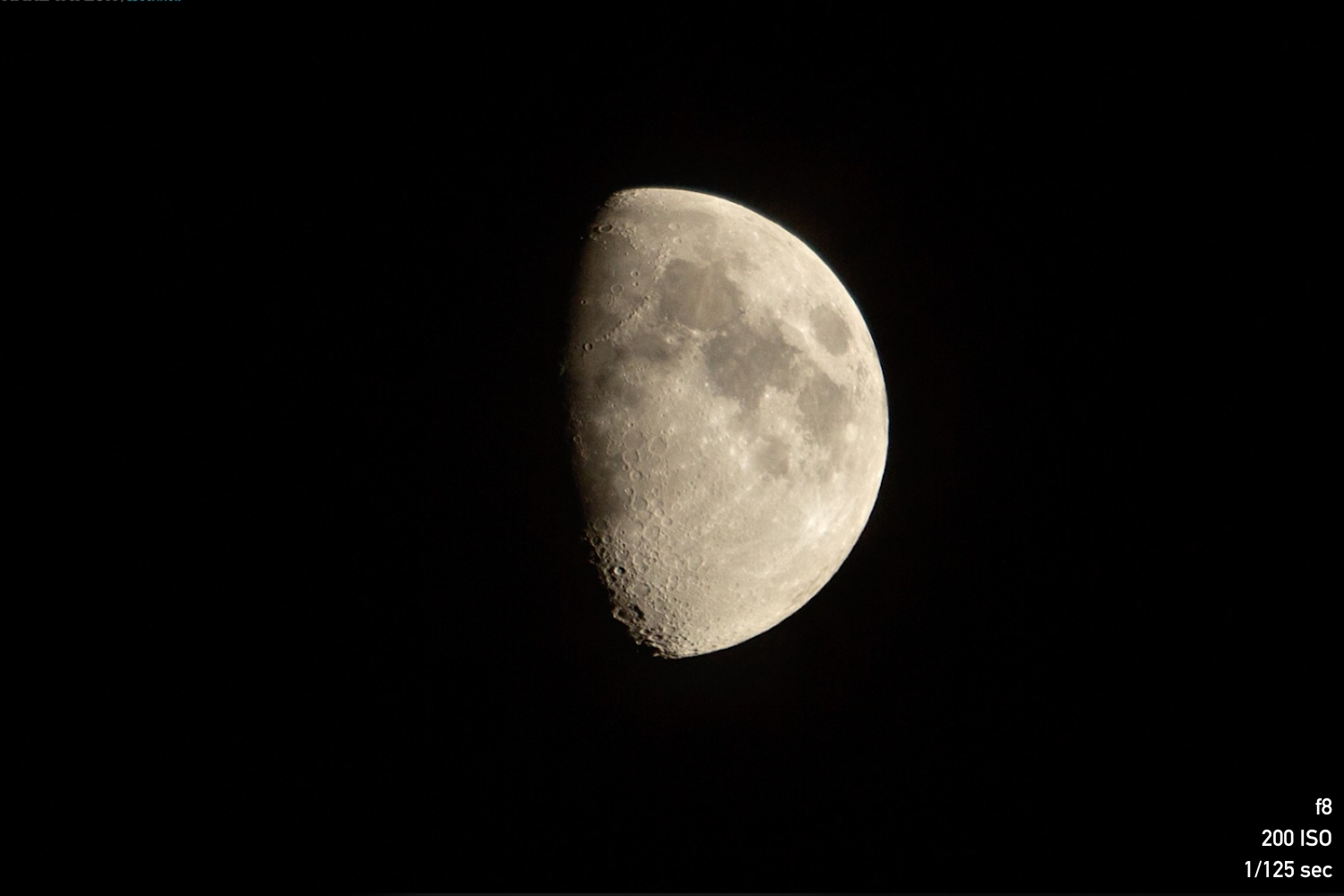 Moon image ISO camera photography