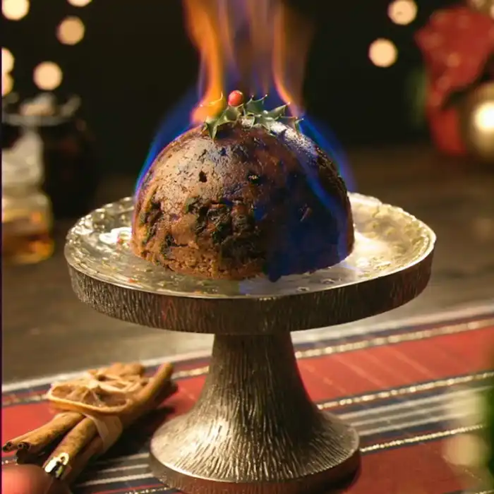 Capturing Flames in Photography: Christmas Pudding