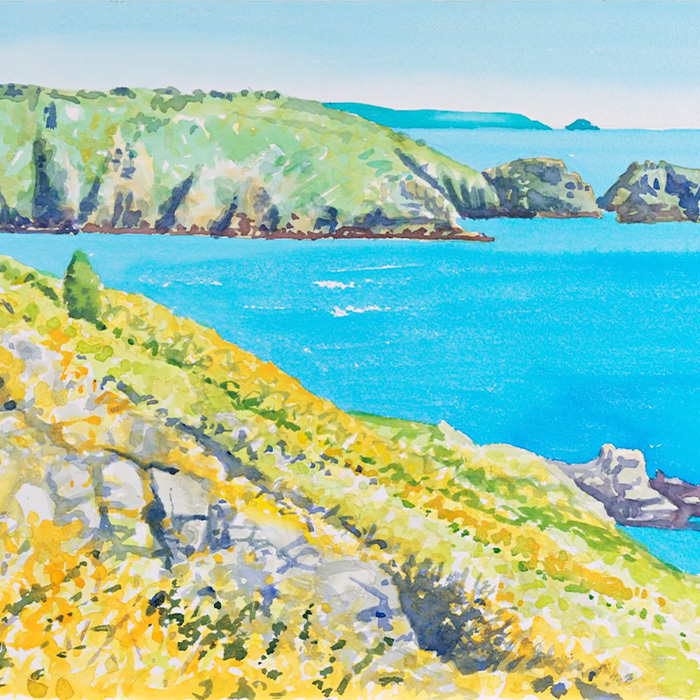 Painting a Coastal Landscape